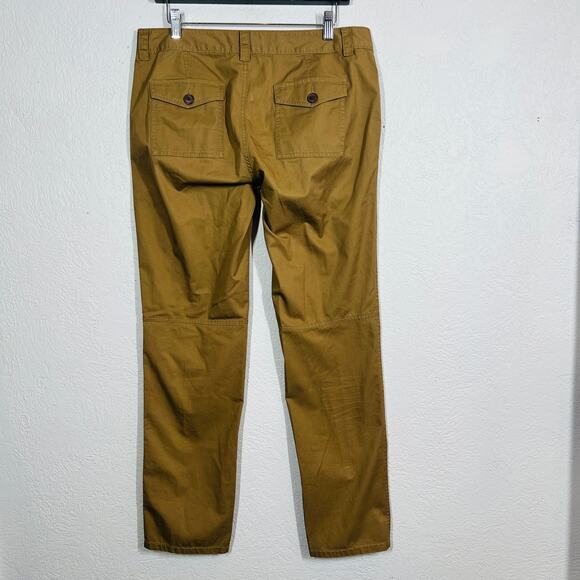 Ann Taylor LOFT Safari Pants Lightweight Cotton Stretch Camel - 8 - Picture 3 of 4